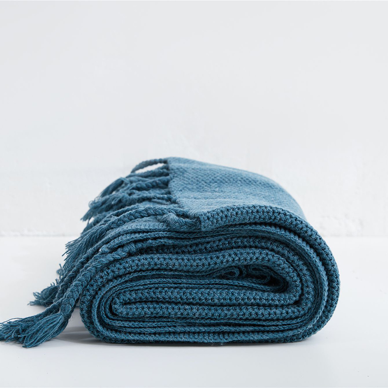 新款卡莱克毛毯 130*160cm 蓝色