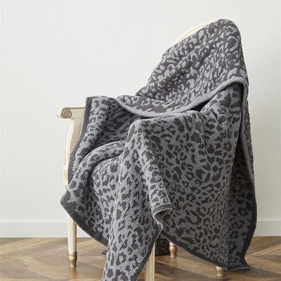 新款布罗艾半边绒午睡毯空调休闲毯 130*160cm 深灰