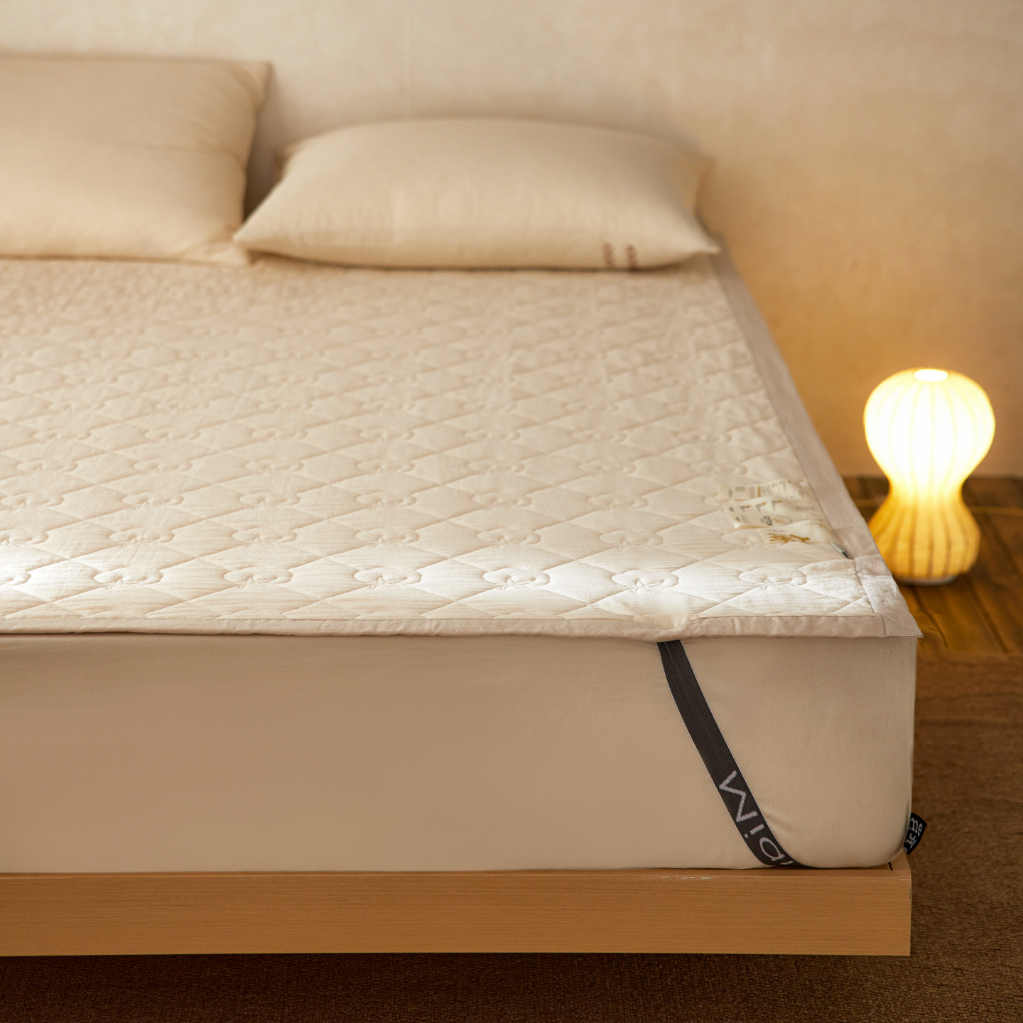 2025新款棉麻棉花多功能薄垫/床笠 薄垫绑带款