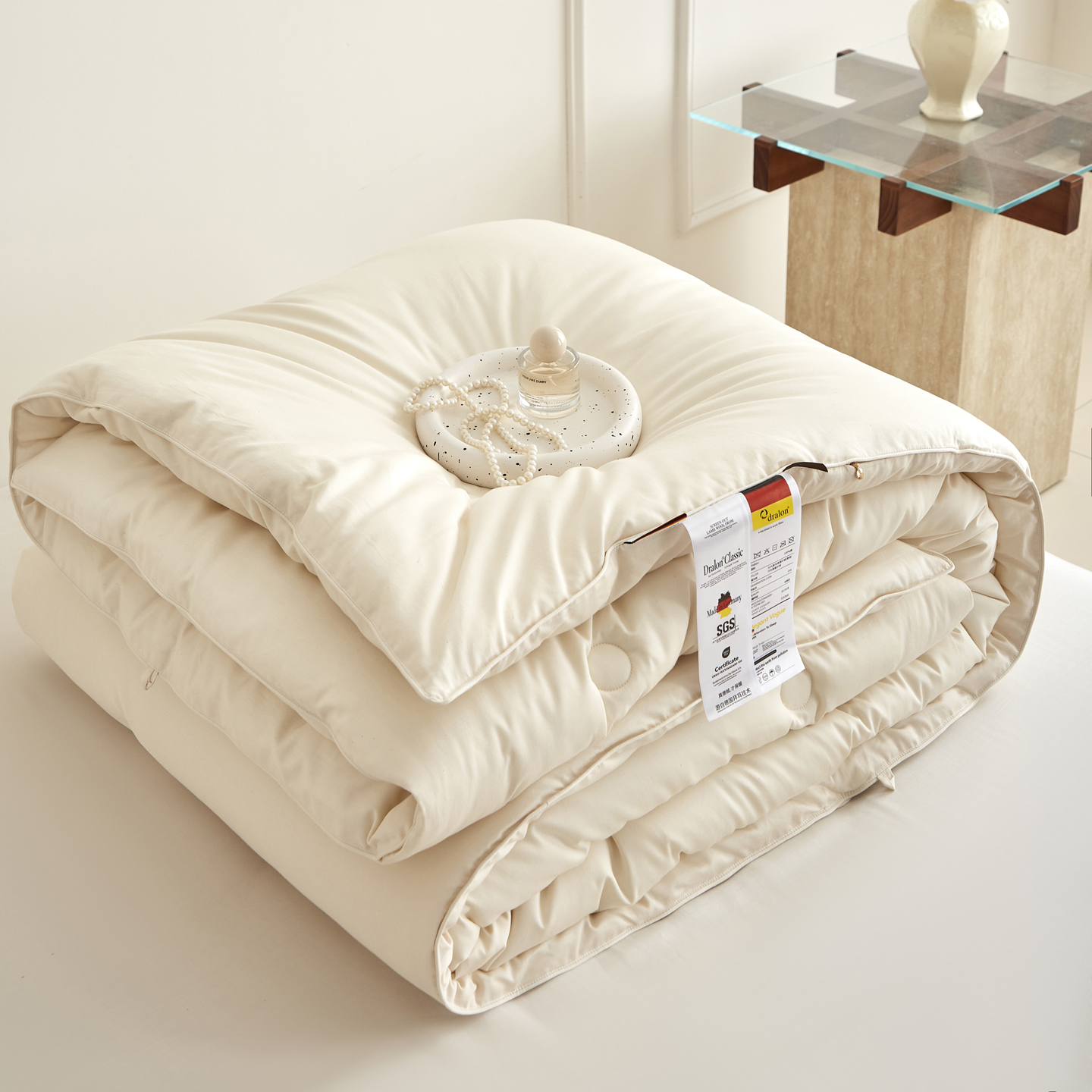 2025新款80支净棉山宁泰德绒被 被子被芯 80支净棉山宁泰德绒被