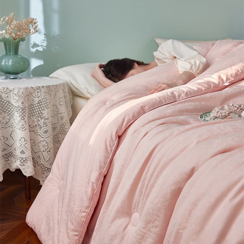 2024新款60S大提花奢棉大提花大豆被相遇  被子被芯