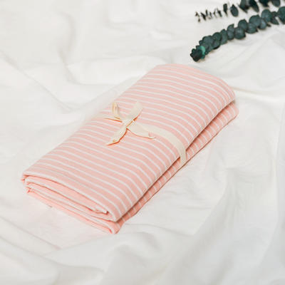 水洗棉基础款新花型单品（枕套） 48cmX74cm/对 粉细条