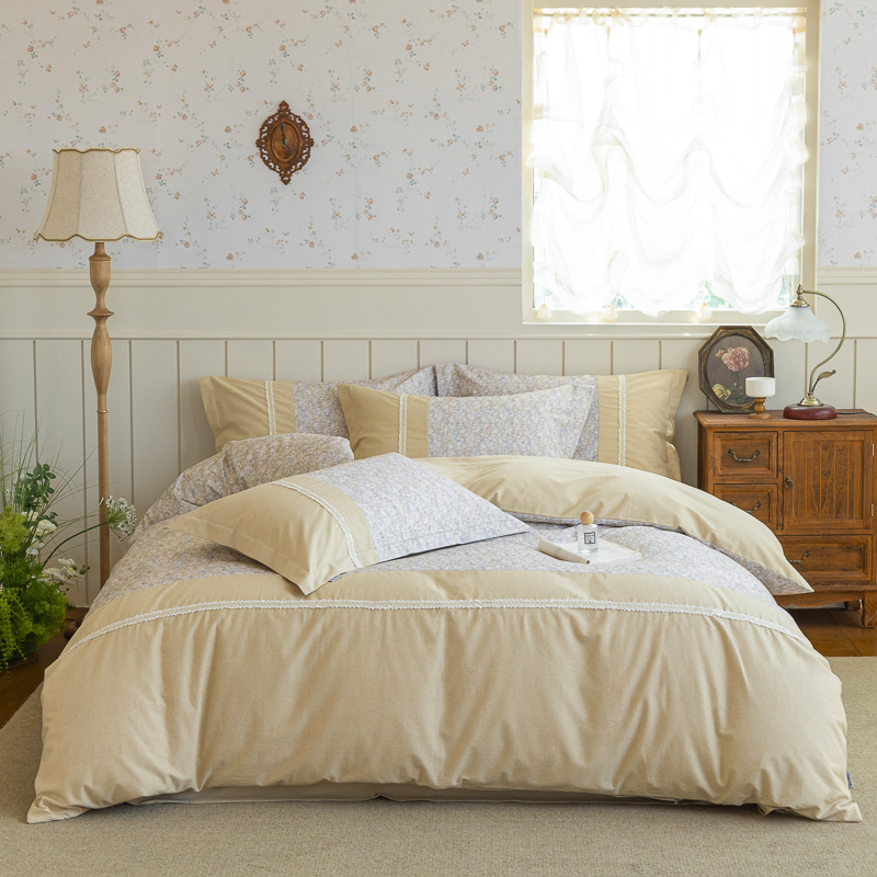 2025新款工艺款四件套 初夏铃兰-米黄