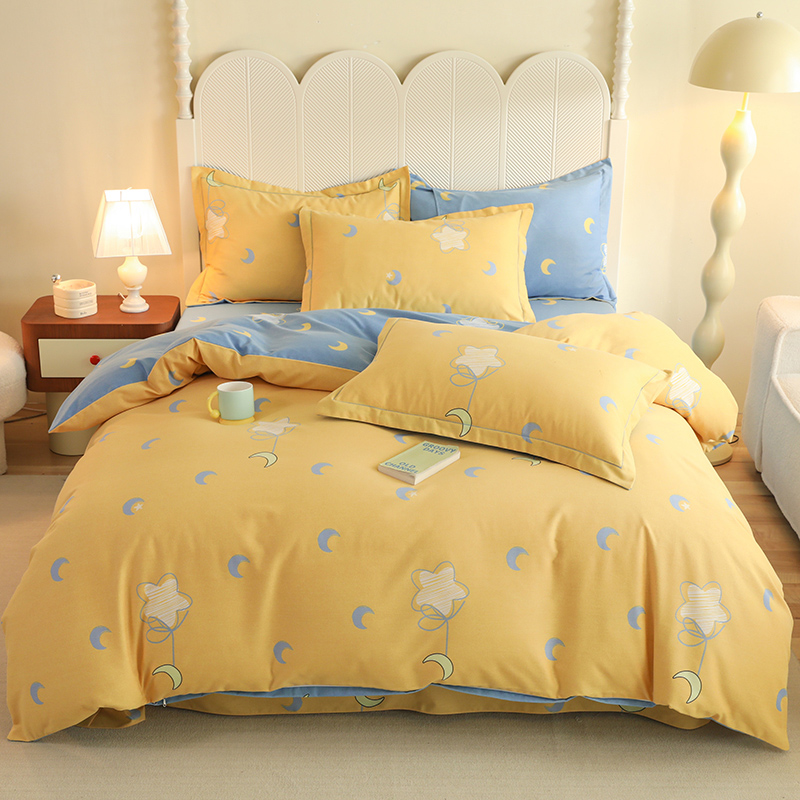 2024新款全棉铂金生态磨毛四件套