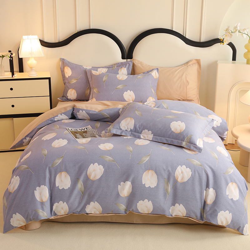 2024新款全棉铂金生态磨毛四件套