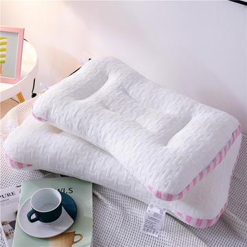 轻奢 超柔针织SPA透气护颈保健枕芯（三色可选）安睡美容枕头