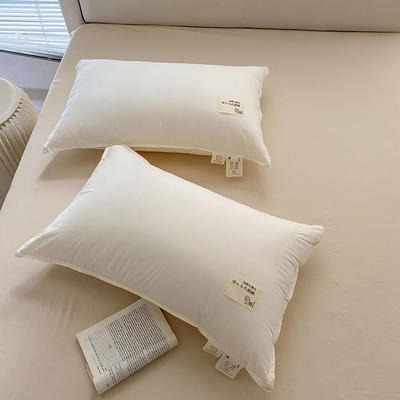 新款A类原生态全棉日式质原护颈助眠枕芯枕头 无荧光零甲醛 质原-双针单边枕