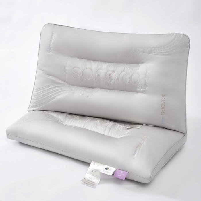 2023新款米丝弹索罗娜杜邦抗菌枕枕头枕芯 杜邦抗菌枕灰色-大字母
