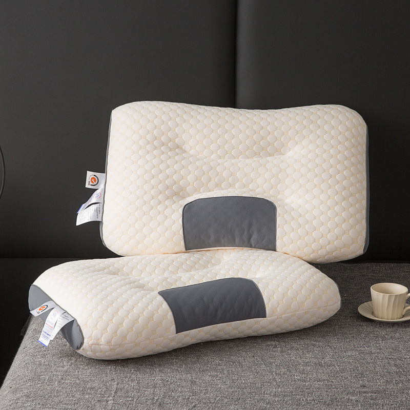 2023新款针织棉水立方护颈定型分区枕头枕芯 48*74cm/对 水立方枕头枕芯低枕