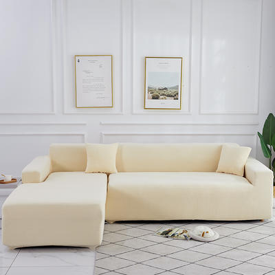 2020新款玉米绒沙发套 单人（90*140cm） 玉米绒-米白