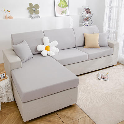 2022新款冰丝凉感纯色沙发笠 常规单人（宽50-65 长50-65） 灰色