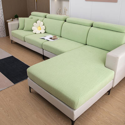 2022新款塔芙蓉纯色沙发笠 常规单人（宽50-70，长50-70） 塔芙蓉-抹茶绿