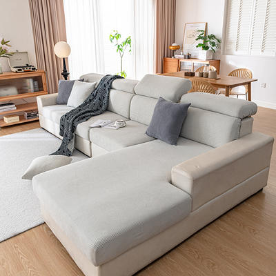 2024新款纯色抽条沙发笠 常规单人宽50-65长50-65 浅灰色