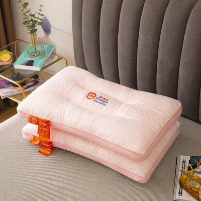 2021新款枕头枕芯全棉太阳绒聚热枕48*74cm 粉色