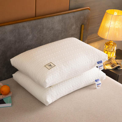 2021新款枕头枕芯全棉针织热熔枕48*74cm 白色
