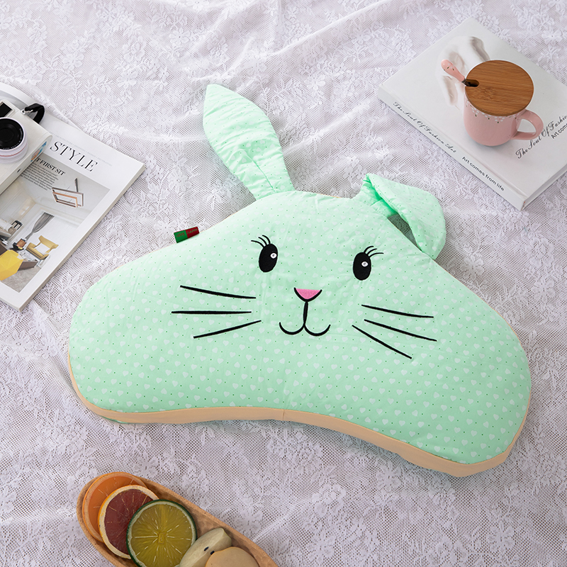 2022新款长耳兔荞麦枕枕芯系列 30*55cm/只兔子嫩绿色