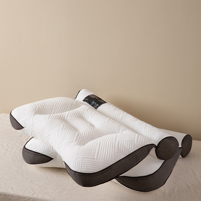 2023新款枕头枕芯 纳米PE软管护颈枕 PE软管枕-灰 一只装