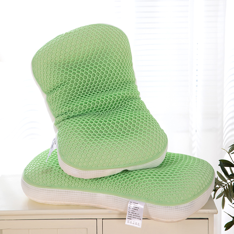 2023新款枕头枕芯 TPE羽丝绒枕芯 TPE羽丝绒枕-绿色 40*65cm/只