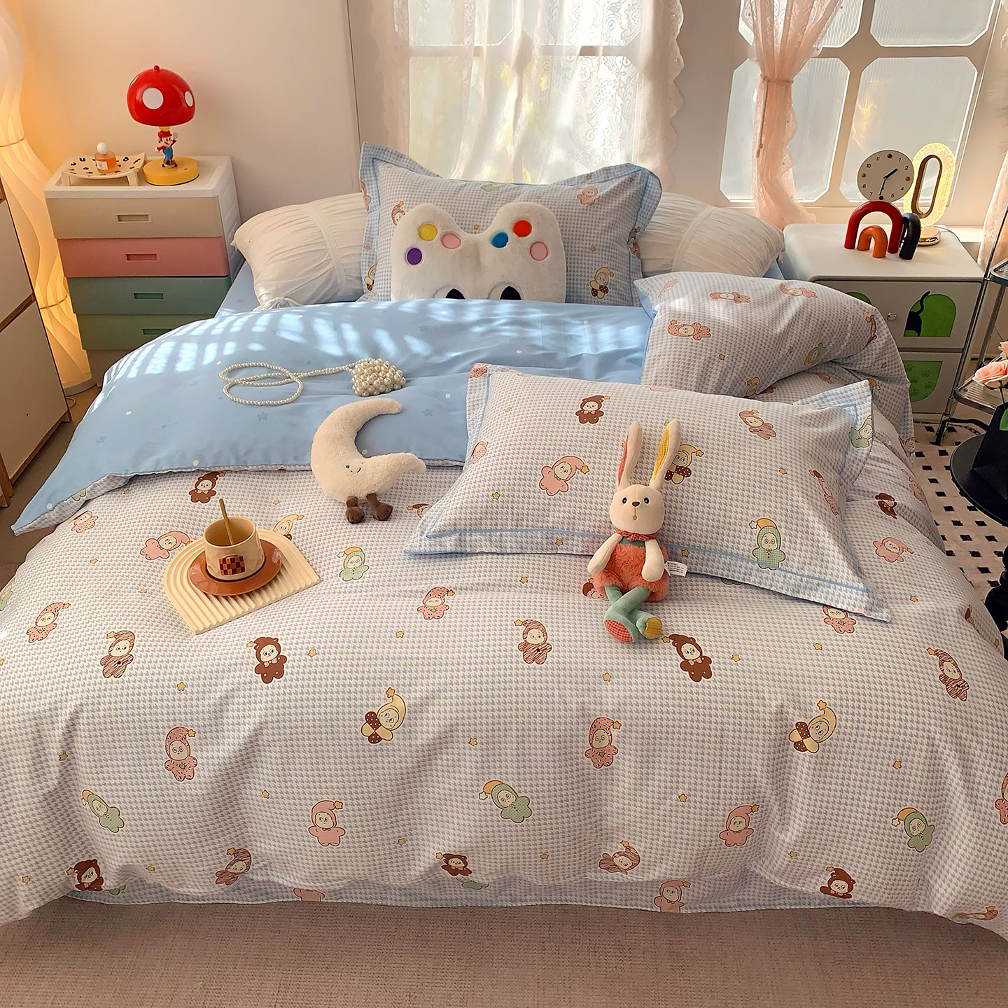 2026新款纯棉四件套-第一波 小魔仙蓝