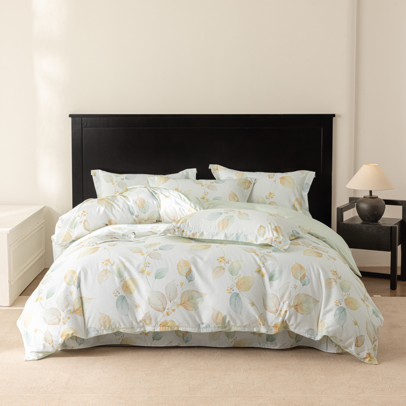 2026新款50s阿克苏长绒棉数码印花四件套 佳昕