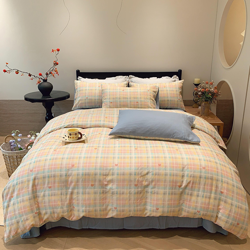 2025新款双层纱四件套