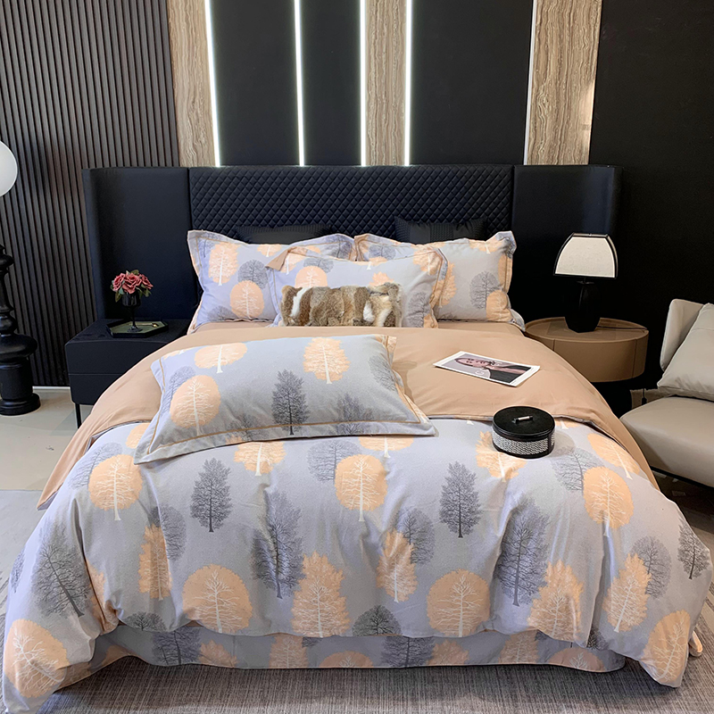 2025新款全棉磨毛四件套