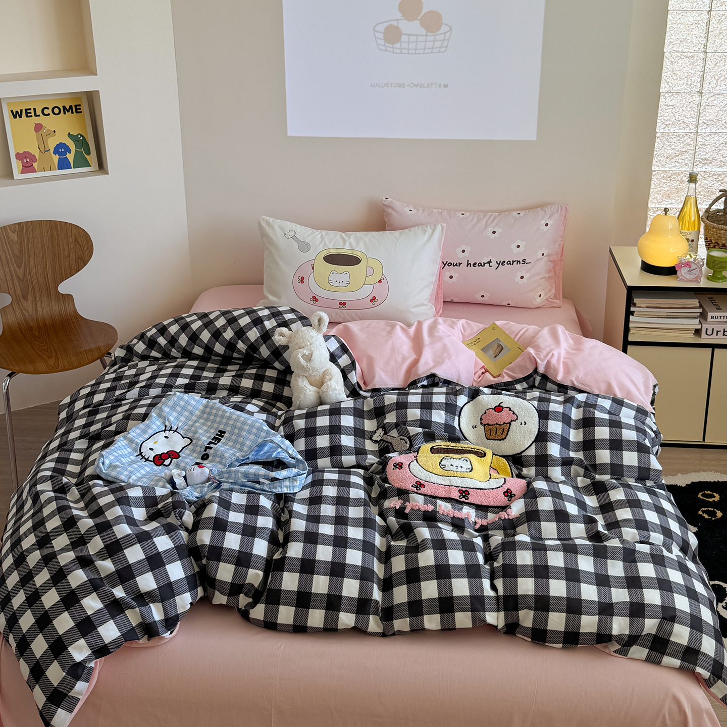 2025新款全棉毛巾绣绣花四件套