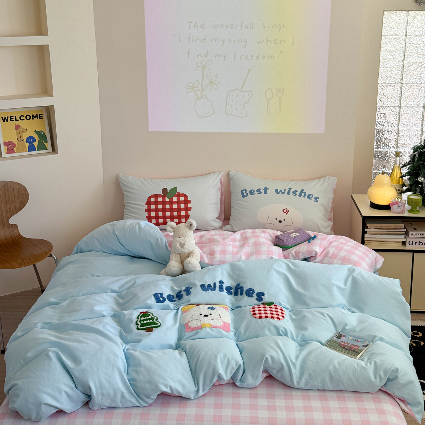 2025新款全棉毛巾绣绣花四件套