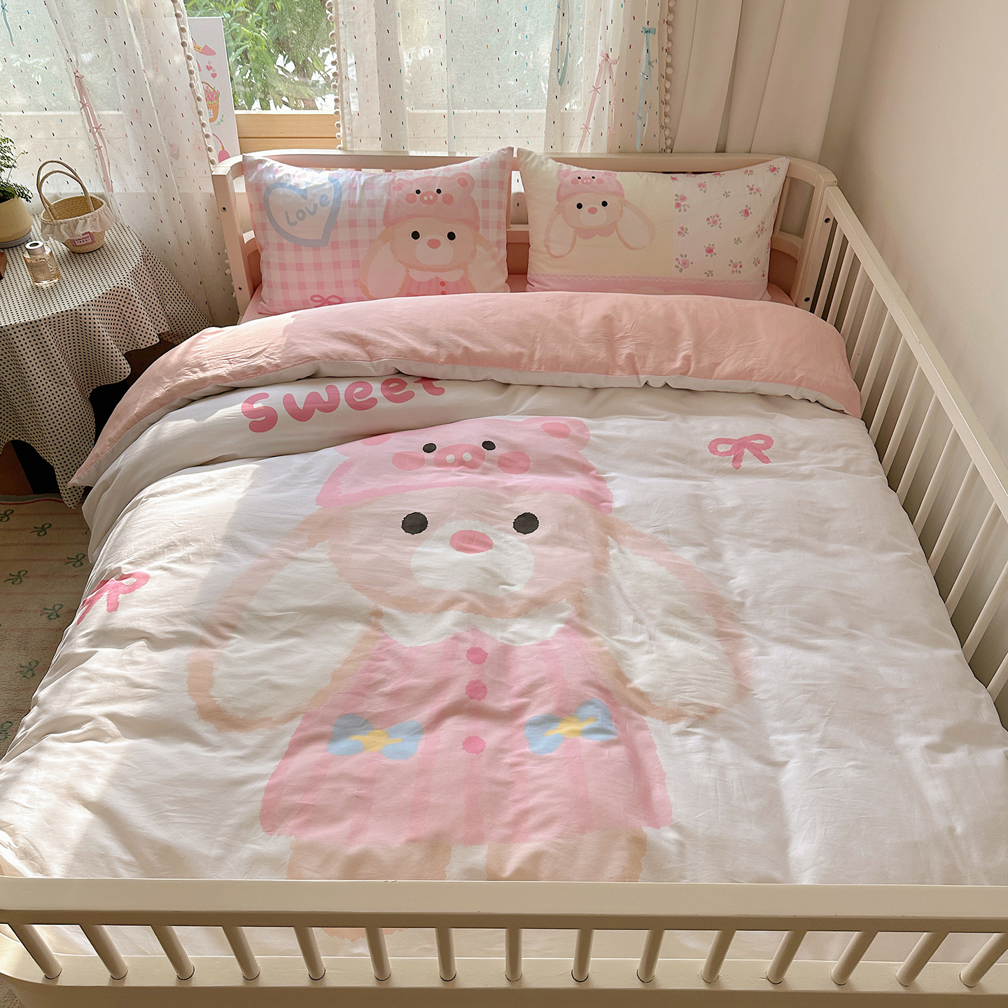 2025新款ins风卡通大版全棉四件套