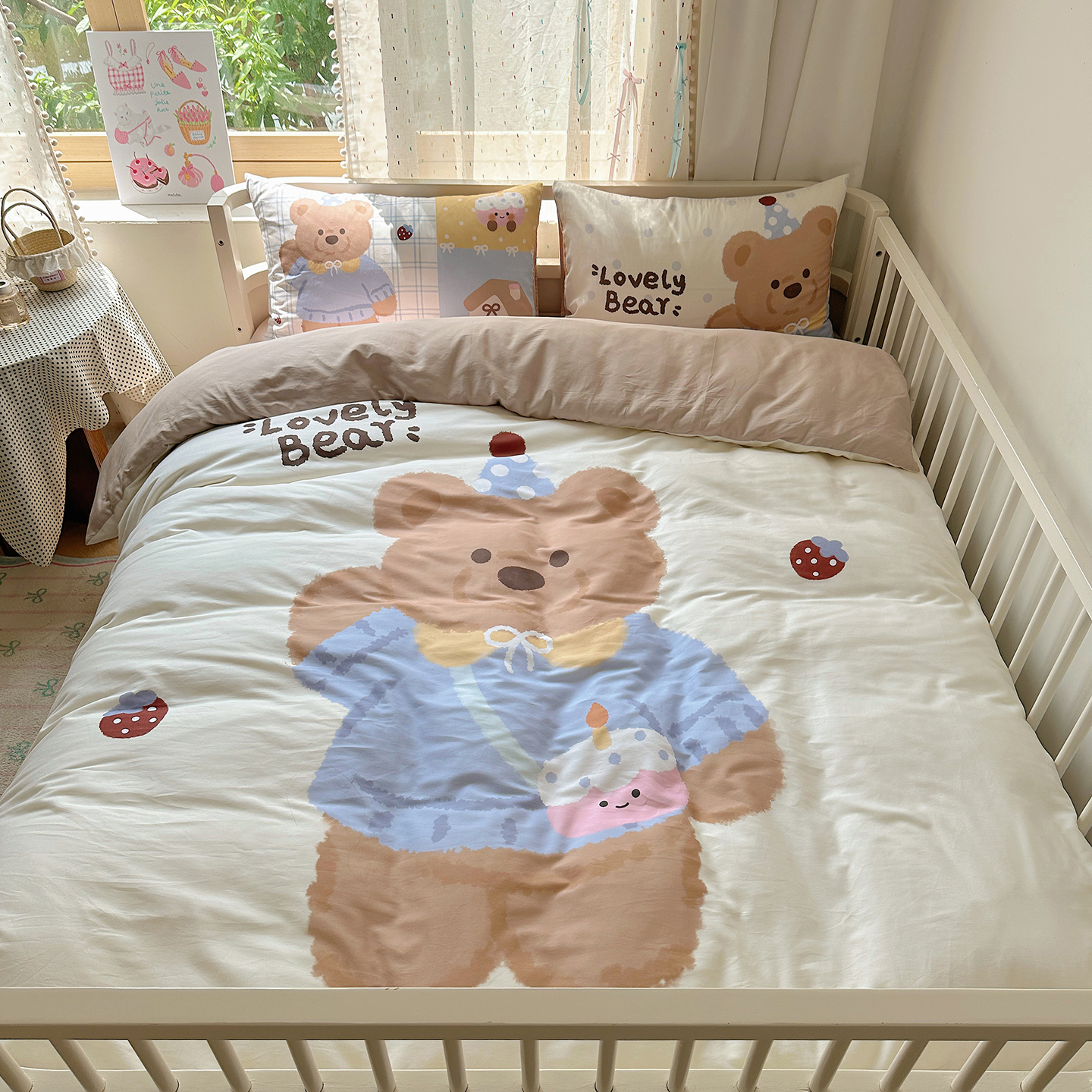 2025新款ins风卡通大版全棉四件套