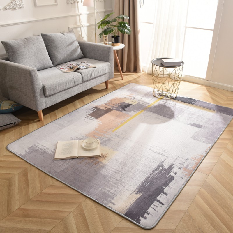 2023新款北欧印象风格硬质地毯 150*200 涂鸦