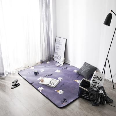 地毯地垫 （定制款） 95cm*95cm  小方垫 公主猫 可定制