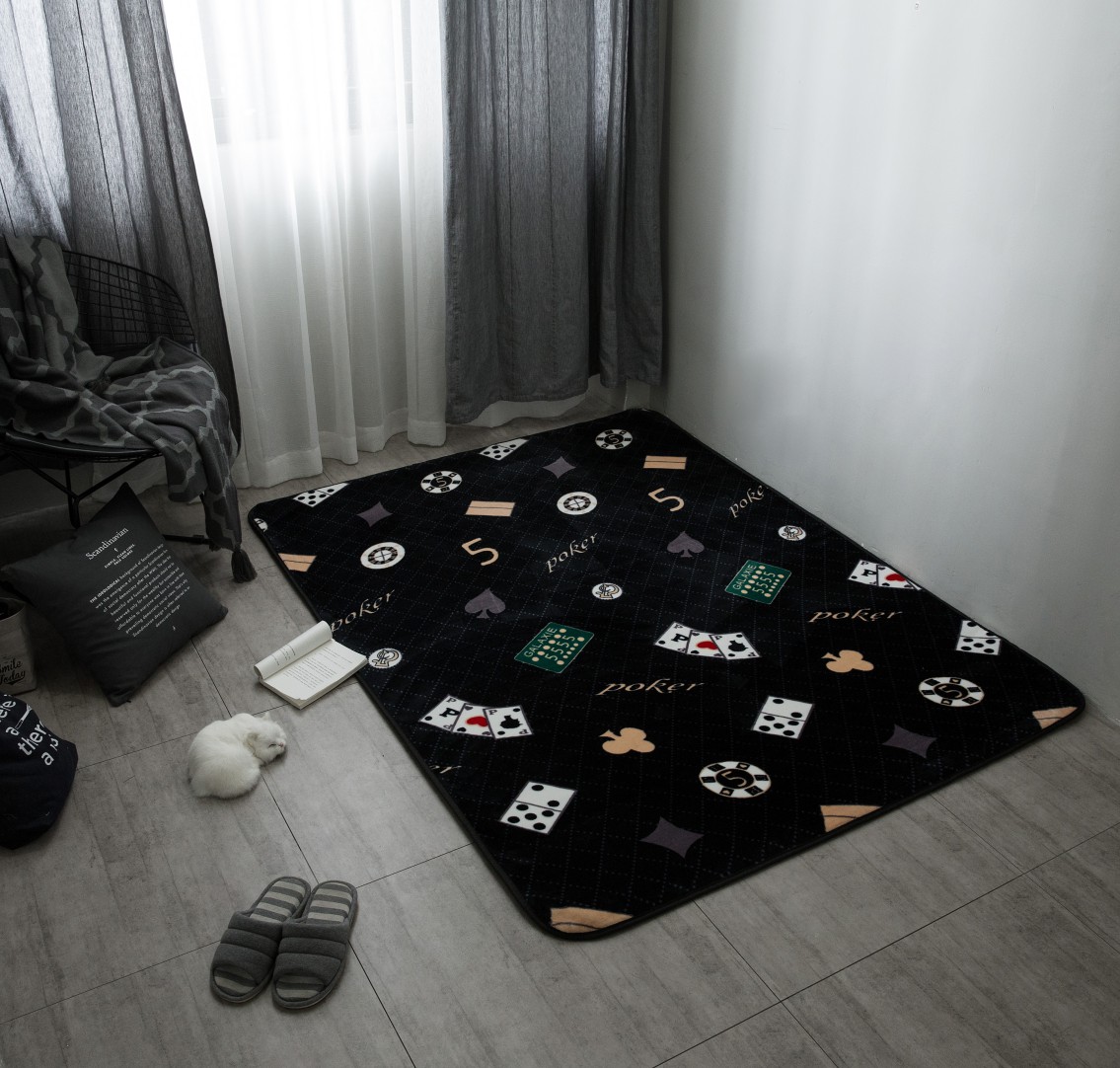 地毯地垫 （定制款） 95cm*95cm  小方垫 扑克