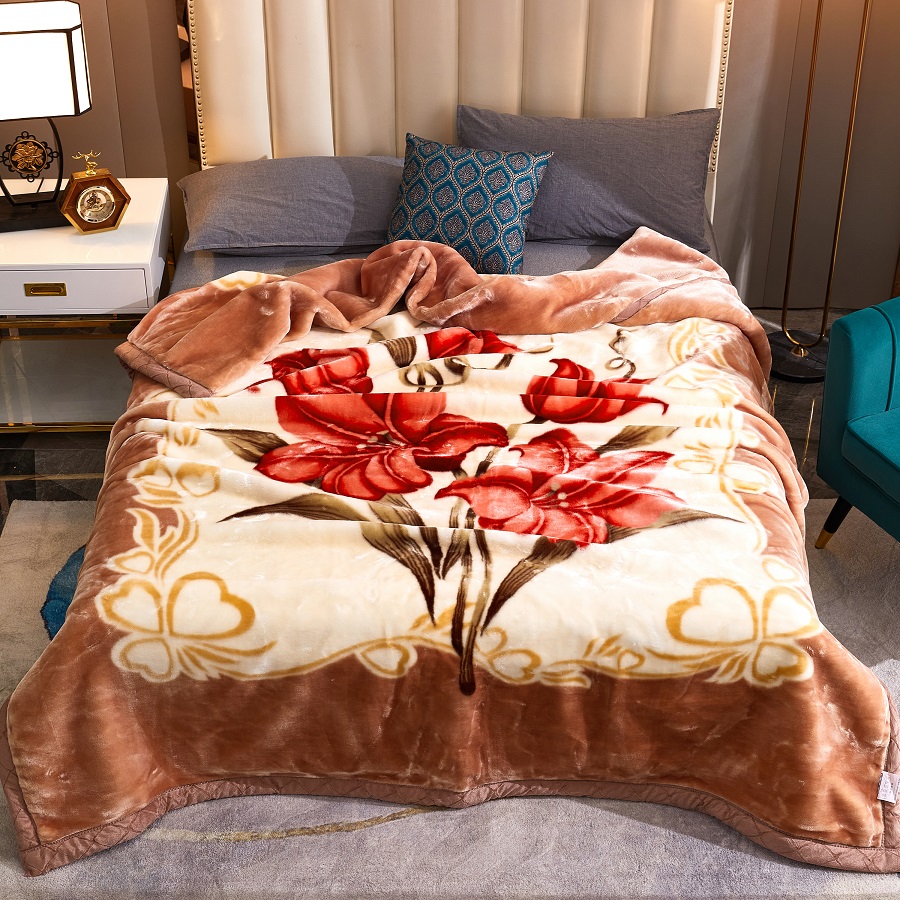 总 新款 凤凰林毛毯-拉舍尔毛毯-1.5米1.8米 2米全规格 毯子 150*200cm-5斤 233驼