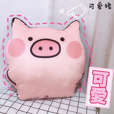 米素家居 元气猪猪抱枕 50X50cm 可爱猪