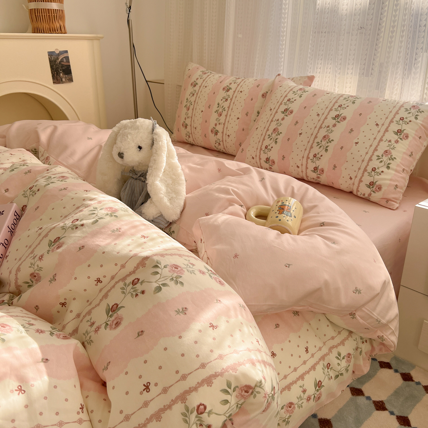 2026新款全棉印花四件套-春夏花卉系列-第一批 知春