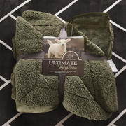 2021新款ULTIMATE羊羔绒毛毯羊羔绒毯 150*200cm 宝石绿
