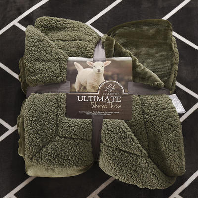 2021新款ULTIMATE羊羔绒毛毯羊羔绒毯 200*230cm 宝石绿