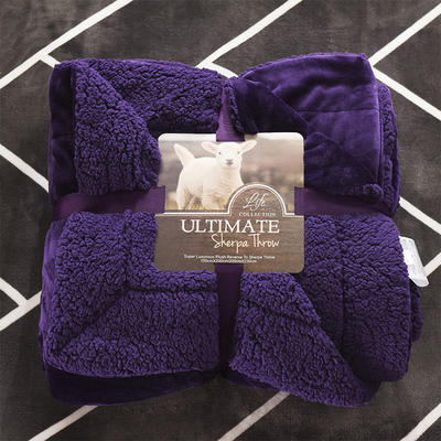 2021新款ULTIMATE羊羔绒毛毯羊羔绒毯 200*230cm 玛瑙紫