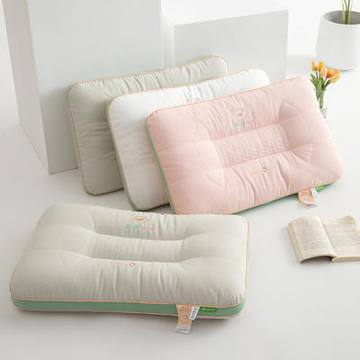 2023年新款枕芯 超柔优培暖趣棉系列枕头枕芯 48*74cm/个趣棉枕-粉色