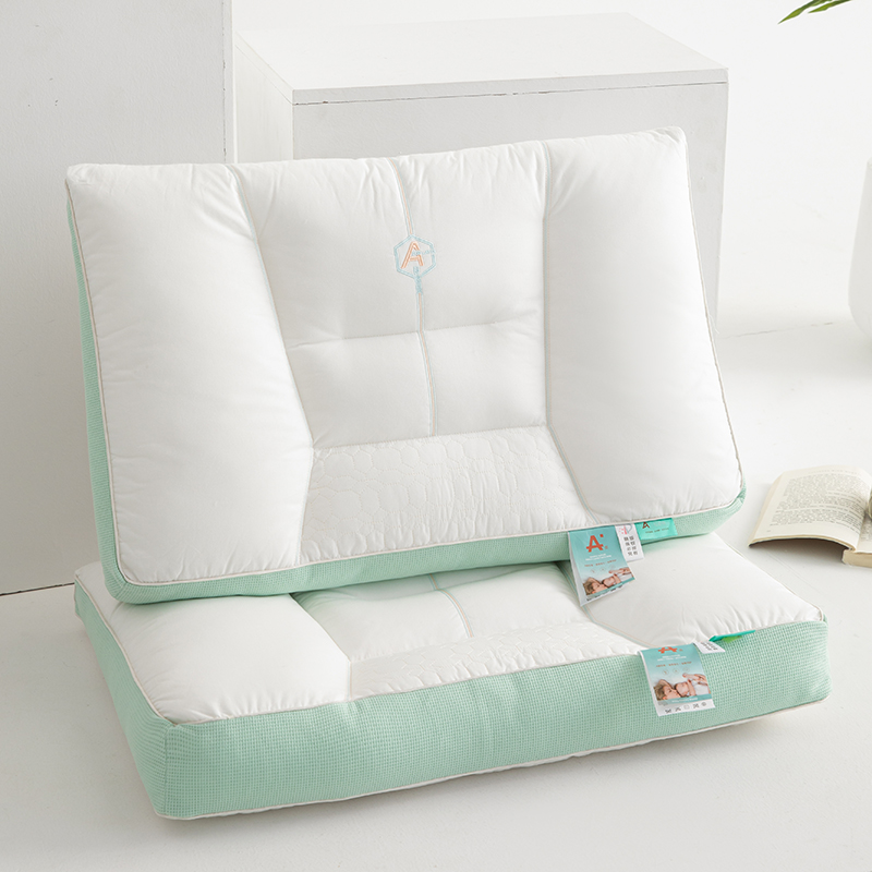 2023年新款枕芯 乐享睡眠-A类全棉羽丝绒低枕头枕芯 48*74cm/个