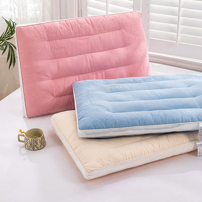2023年新款枕芯  锦纶新负氧离子低枕头枕芯 48*74cm/个粉色