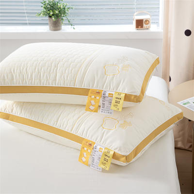 2024年新款枕芯 特价奶香吐司舒适护颈枕头枕芯 48*74cm/个低枕司舒适黄