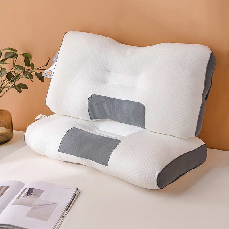 2024新款枕芯spa透气针织棉3D按摩蜂窝枕头枕芯 48*74cm/个蜂窝按摩低枕