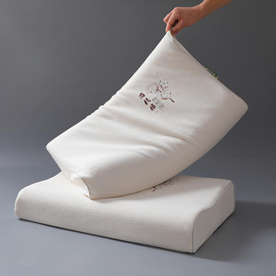 2024年新款枕芯有机棉豆天然乳胶枕头 40*60cm/只 乳胶枕头