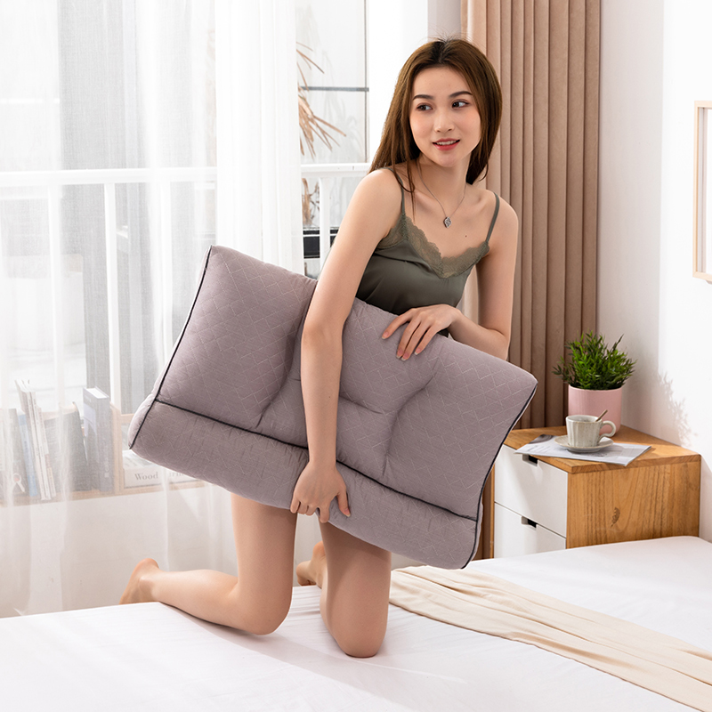 2021新款-3M分区功能枕枕头枕芯 灰色（48x74cm）