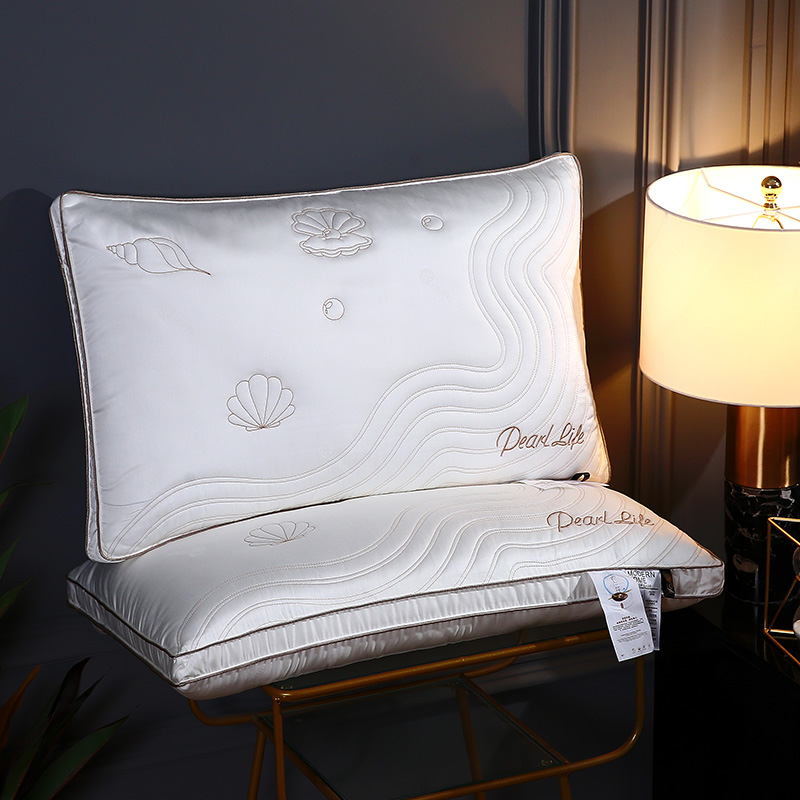 2021新款轻奢枕芯系列-珍珠蛋白贝壳枕枕头枕芯48*74cm/只 白色