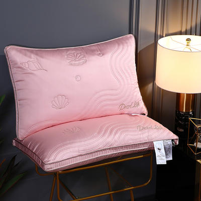 2021新款轻奢枕芯系列-珍珠蛋白贝壳枕枕头枕芯48*74cm/只 粉色