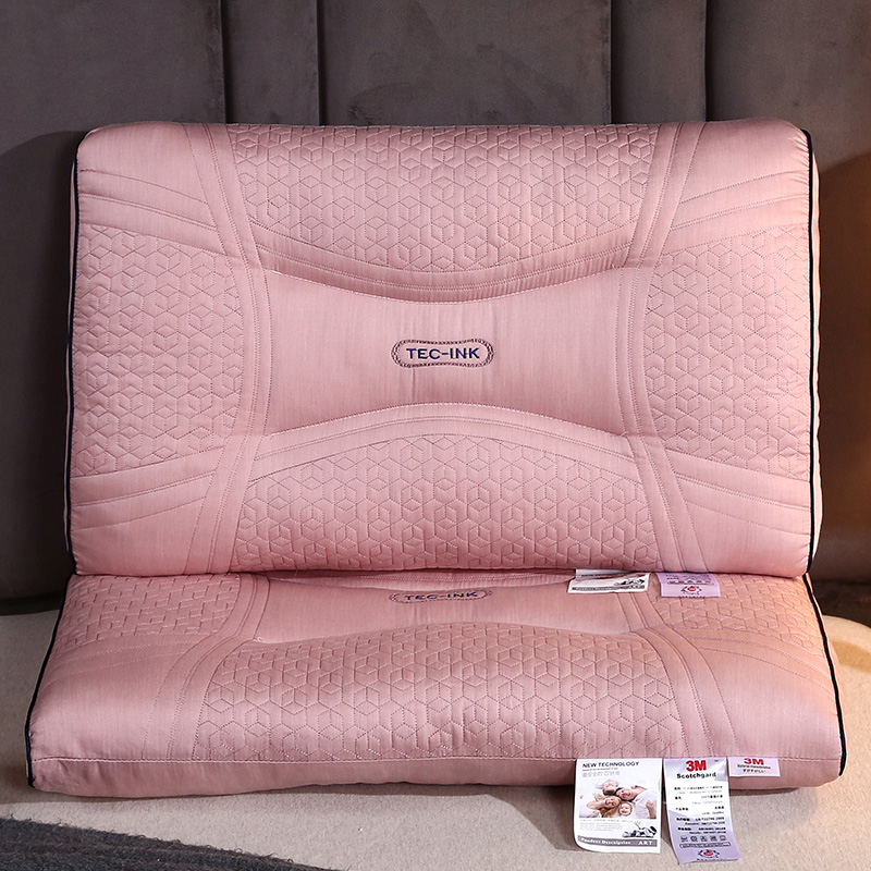 2021新款3M水洗定型枕头枕芯48*74cm/只 3M水洗定型枕-粉色