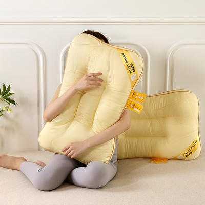 2023新款吐司面包枕芯护颈枕头48*74cm 奶香原味切片面包枕芯/对